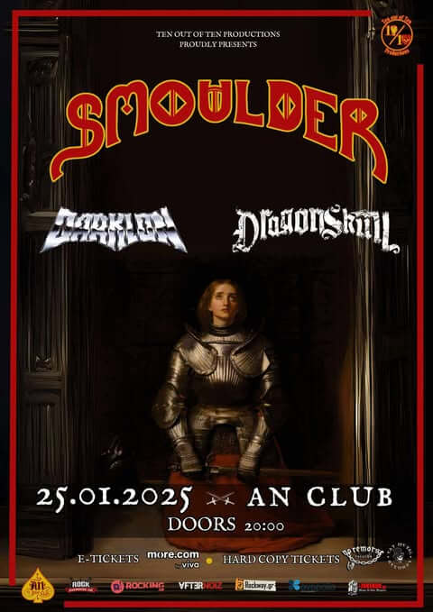 Smoulder - Darklon gig poster